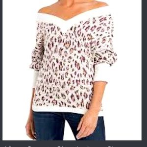V-neck On or Off the Shoulder Vince Camuto Sweater